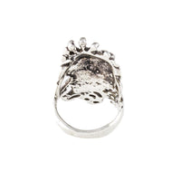 Jewellery Hound Ring A Lady Wearing a Crown - Art Nouveau Style Ring