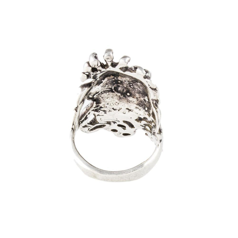 Jewellery Hound Ring A Lady Wearing a Crown - Art Nouveau Style Ring