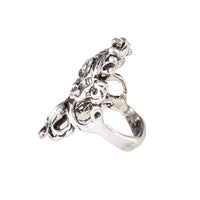 Jewellery Hound Ring A Lady Wearing a Crown - Art Nouveau Style Ring
