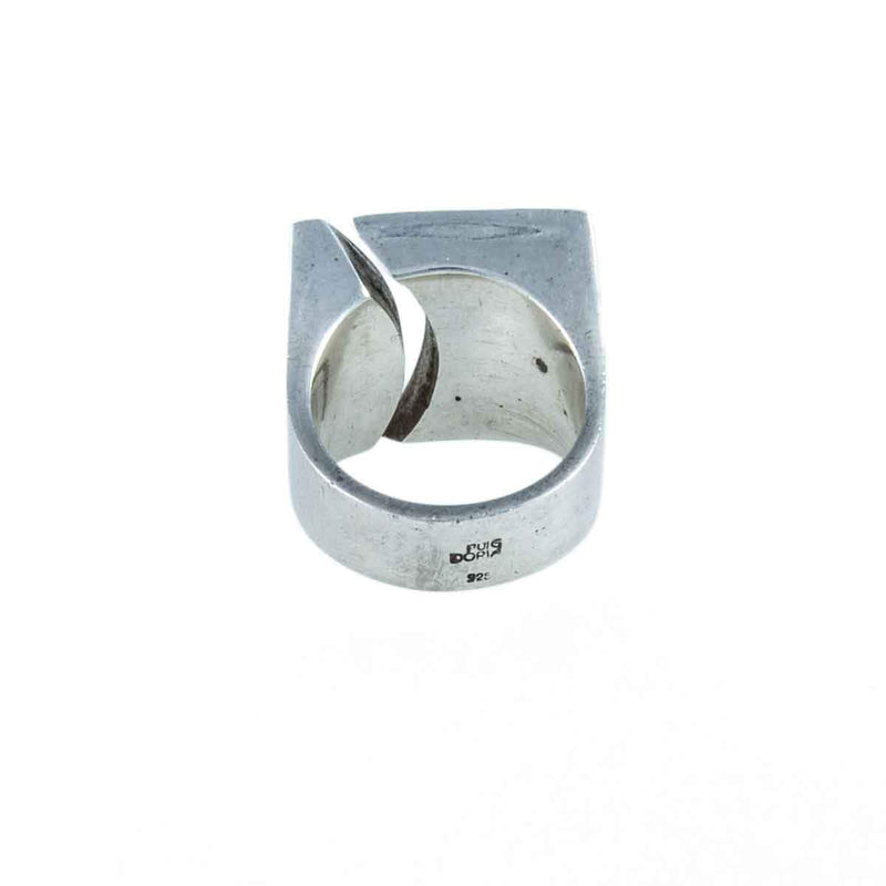 Jewellery Hound Ring A Vintage Modernist Puig Doria Silver Ring