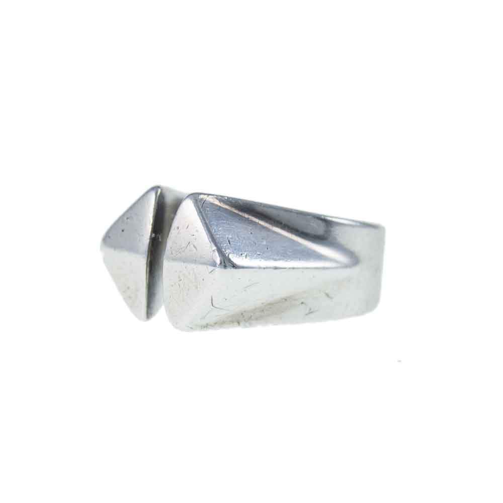 Jewellery Hound Ring Anna Greta Eker Modernist Sterling Silver ' Prisme' Ring