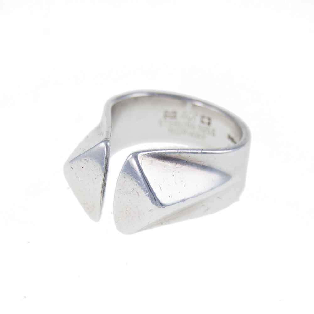 Jewellery Hound Ring Anna Greta Eker Modernist Sterling Silver ' Prisme' Ring