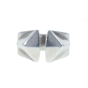 Jewellery Hound Ring Anna Greta Eker Modernist Sterling Silver ' Prisme' Ring