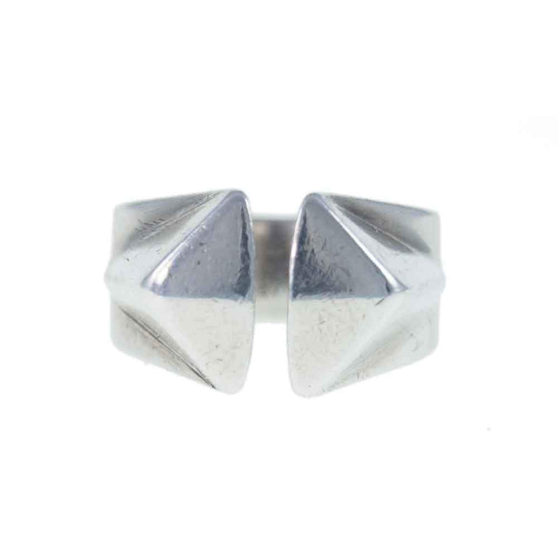 Jewellery Hound Ring Anna Greta Eker Modernist Sterling Silver ' Prisme' Ring