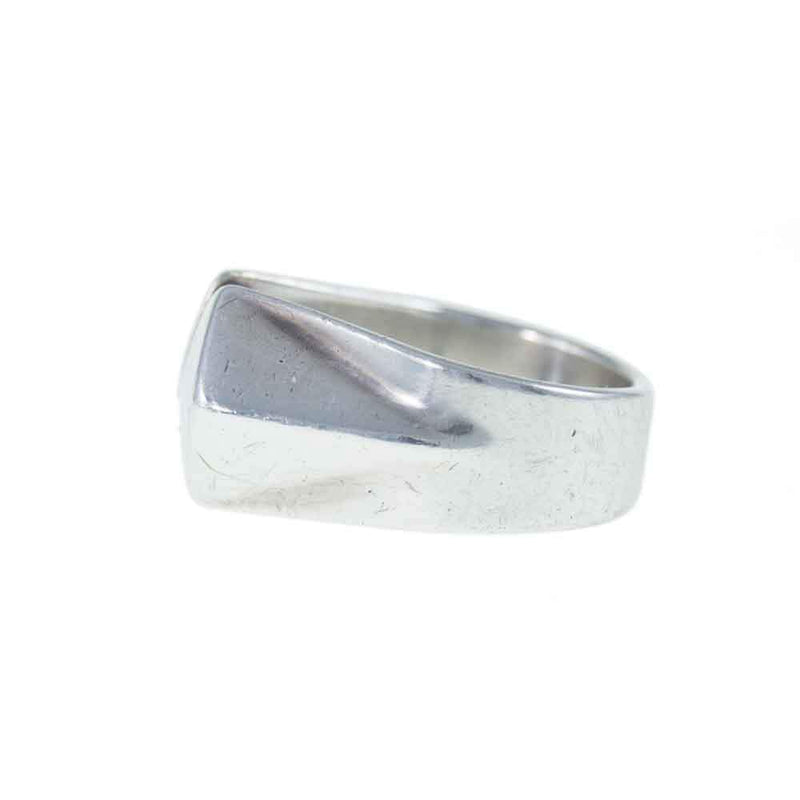 Jewellery Hound Ring Anna Greta Eker Modernist Sterling Silver ' Prisme' Ring