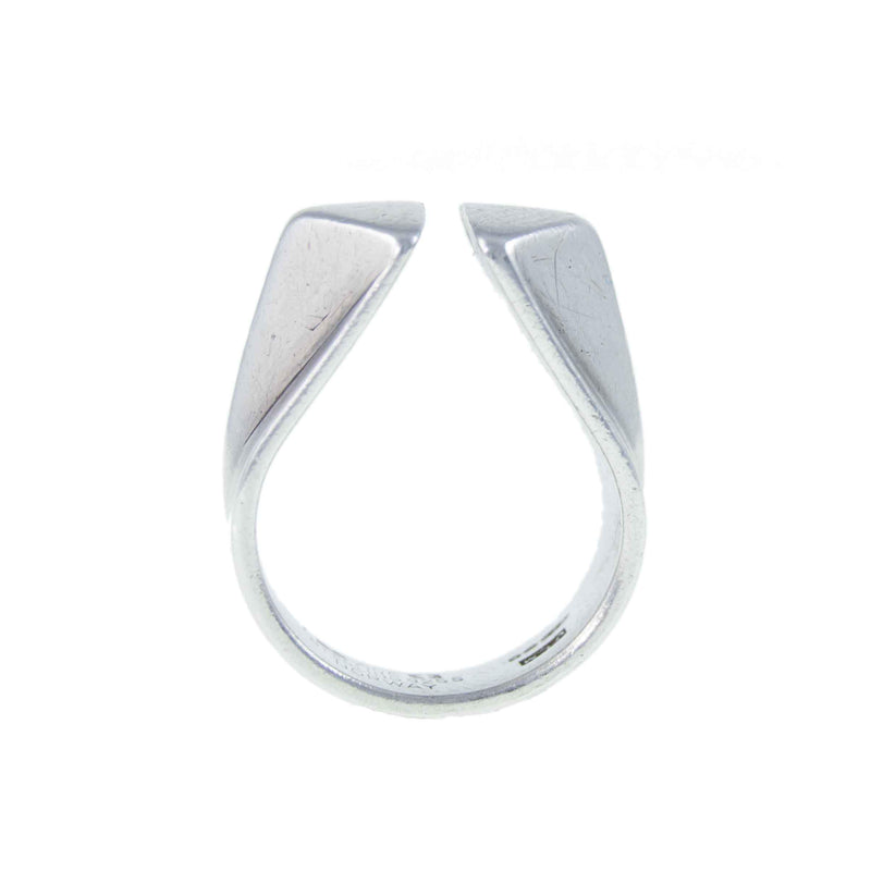 Jewellery Hound Ring Anna Greta Eker Modernist Sterling Silver ' Prisme' Ring