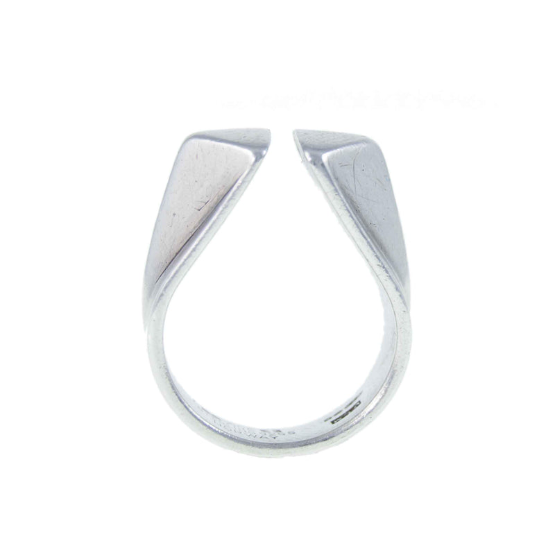 Jewellery Hound Ring Anna Greta Eker Modernist Sterling Silver ' Prisme' Ring