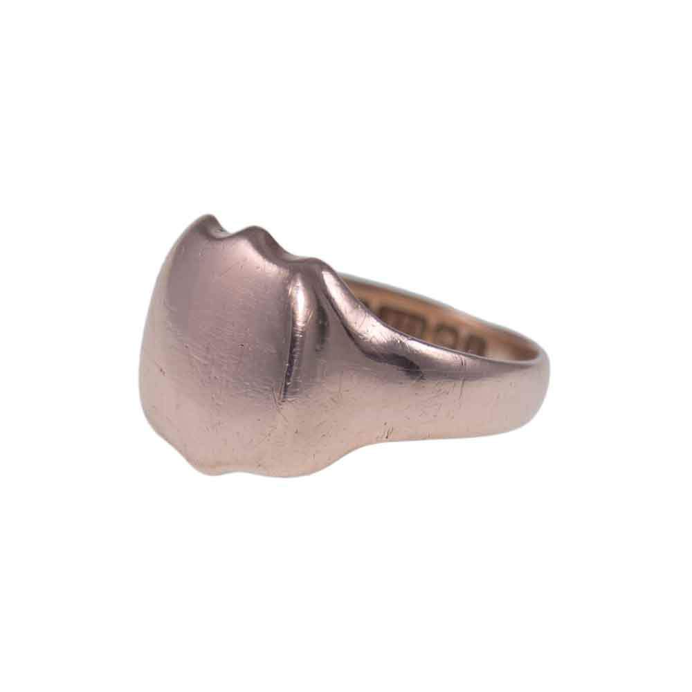 Antique Rose Gold Signet Ring - Jewellery Hound