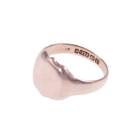 Antique Rose Gold Signet Ring - Hallmark 