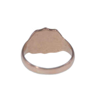 Antique Rose Gold Signet Ring - Back