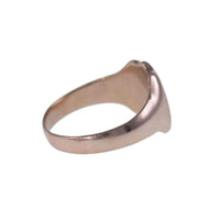 Jewellery Hound Ring Antique 9ct Rose Gold Shield Signet Ring