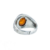 Jewellery Hound Ring Carnelian Intaglio Antique Silver Signet Ring